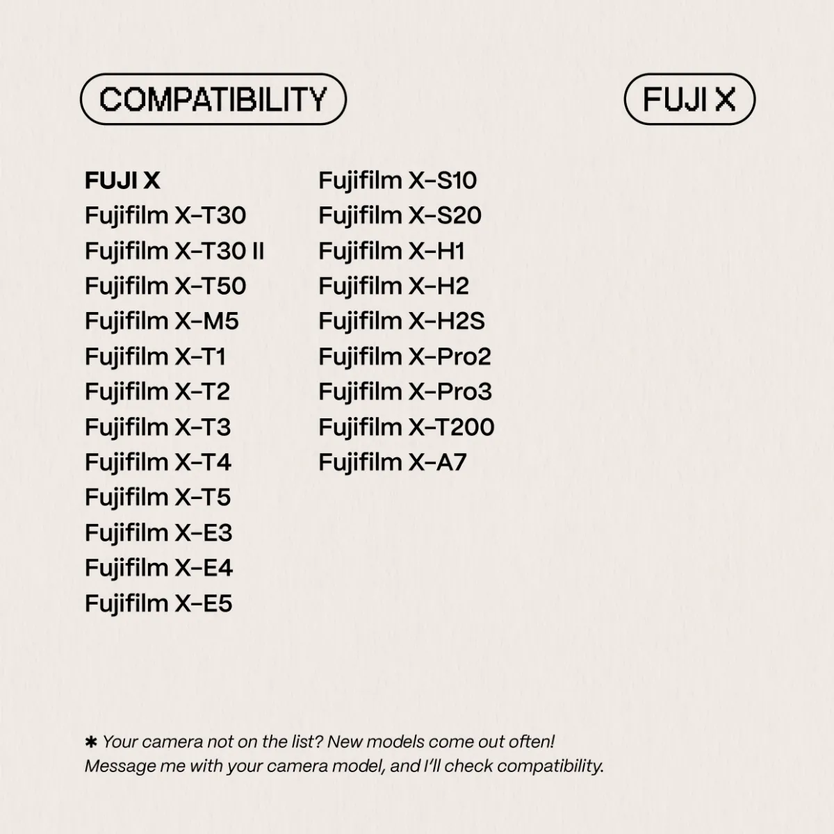 Mirrorless camera lens Fujifilm X - Image 3