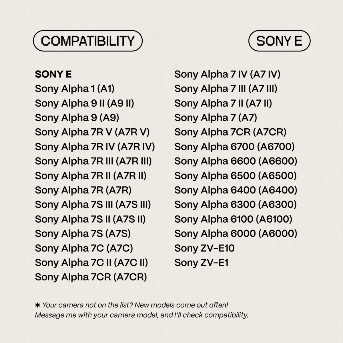 Mirrorless camera lens Sony E - Image 3