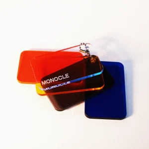 Set of 5 acrylic color filters